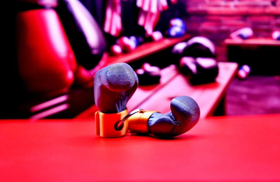 Móc khóa găng tay đấm bốc (Boxing gloves) in 3D độc đáo - Image 2