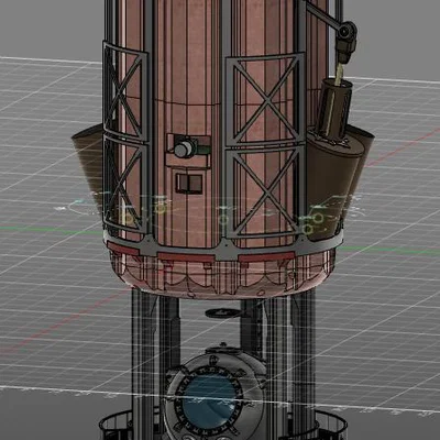 Mô hình Frostpunk Generator (fan made)