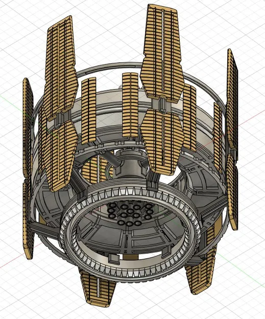 Mô hình trạm không gian Tiqqun từ game IXION - Image 1