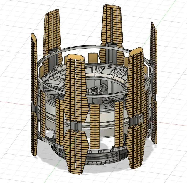 Mô hình trạm không gian Tiqqun từ game IXION - Image 2