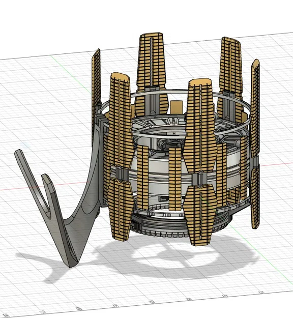 Mô hình trạm không gian Tiqqun từ game IXION - Image 4
