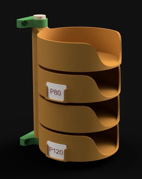 Giá đỡ giấy nhám 125mm (Schleifpapierhalter) - Image 1