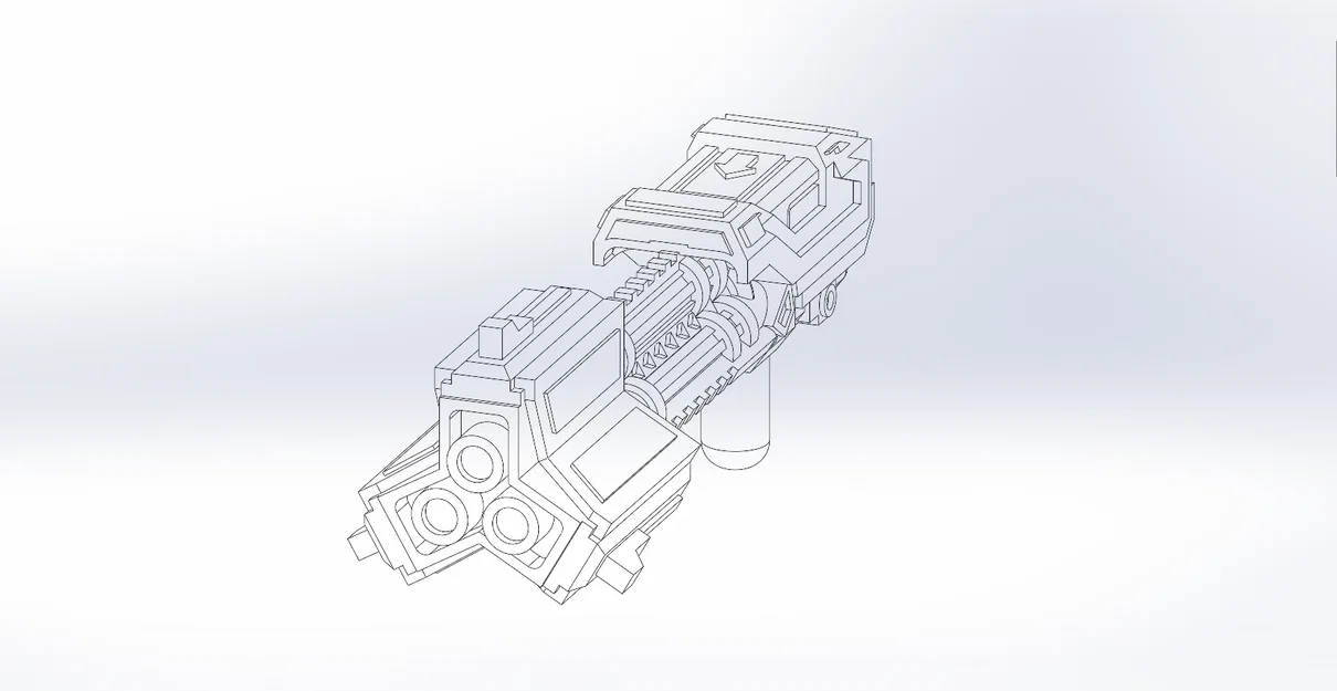 Mô hình súng Fusion Cannon 3 nòng cho Transformers (chuẩn 5mm) - Image 4