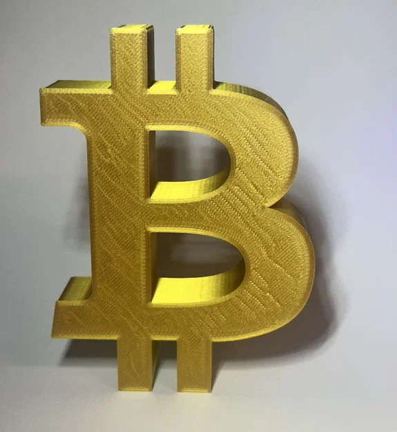 Mô hình biểu tượng Bitcoin HODL trang trí 3D cực chất - Image 1