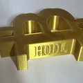 Mô hình biểu tượng Bitcoin HODL trang trí 3D cực chất - Thumbnail 2