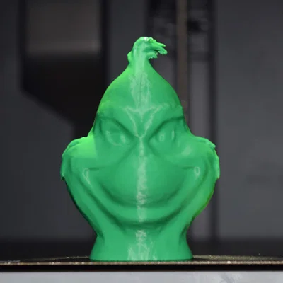 Mô hình tượng The Grinch in 3D - Trang trí Giáng sinh độc đáo