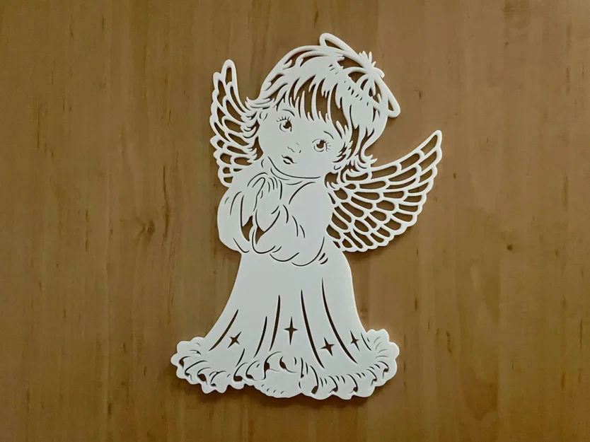 Thiên thần nhỏ trang trí Giáng sinh (Christmas Angel) in 3D - Image 1