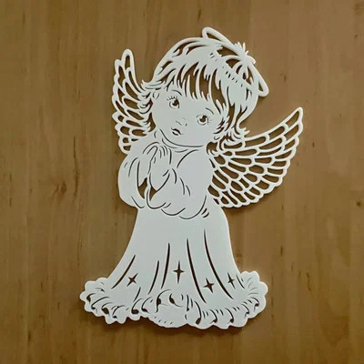 Thiên thần nhỏ trang trí Giáng sinh (Christmas Angel) in 3D