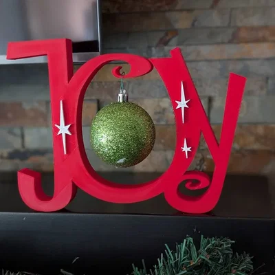 Đế treo vật phẩm trang trí Giáng sinh "JOY" độc đáo
