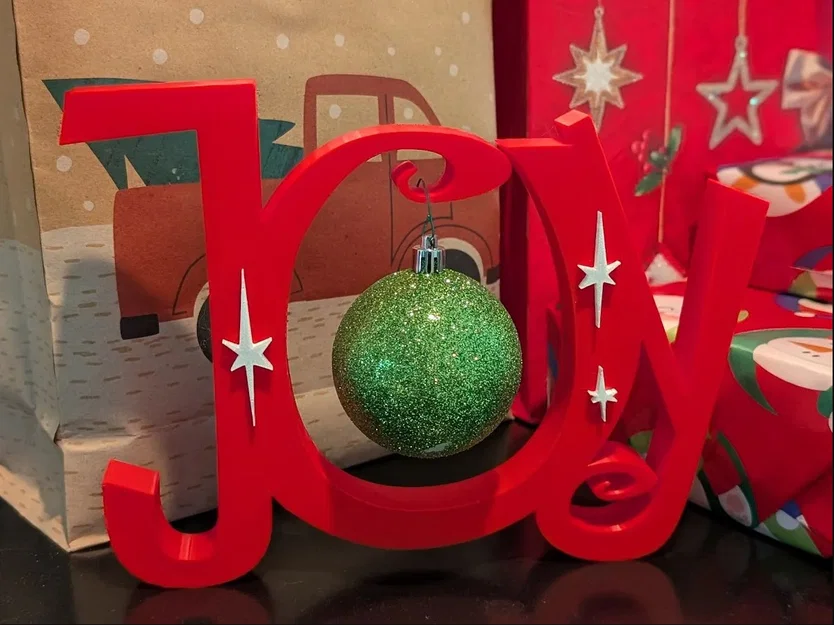 Đế treo vật phẩm trang trí Giáng sinh "JOY" độc đáo - Image 2