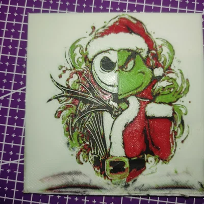 Hueforge Grinch kết hợp Nightmare Before Christmas