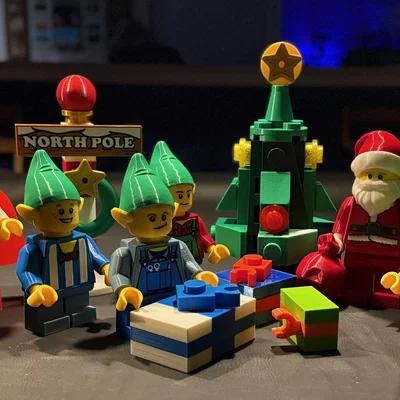 Phụ kiện Xưởng quà của Santa phiên bản khổng lồ - Set 2 (Tỉ lệ 5:1)