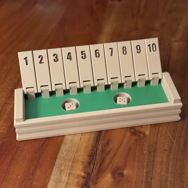 Das Klappenspiel | Trò chơi lật số Shut the Box - Image 1
