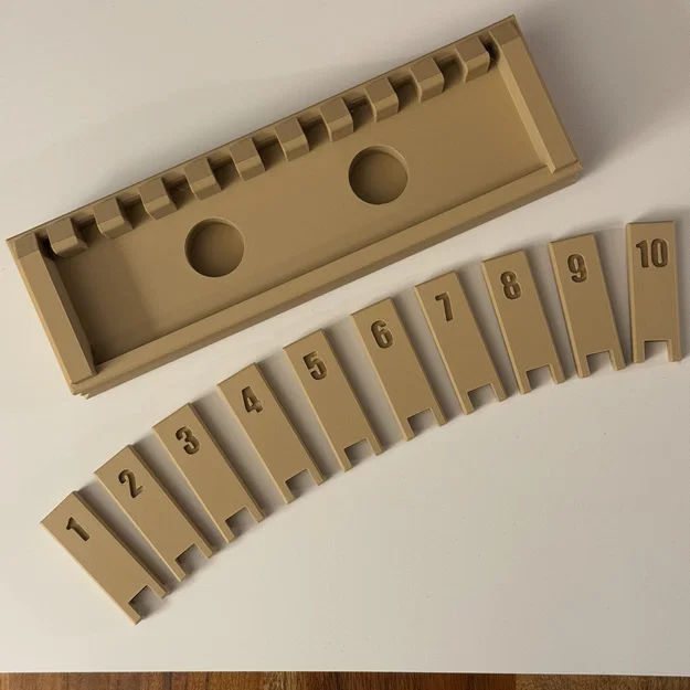 Das Klappenspiel | Trò chơi lật số Shut the Box - Image 4