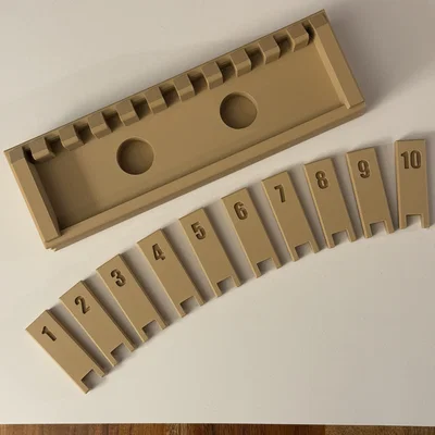 Das Klappenspiel | Trò chơi lật số Shut the Box