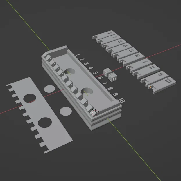 Das Klappenspiel | Trò chơi lật số Shut the Box - Image 11