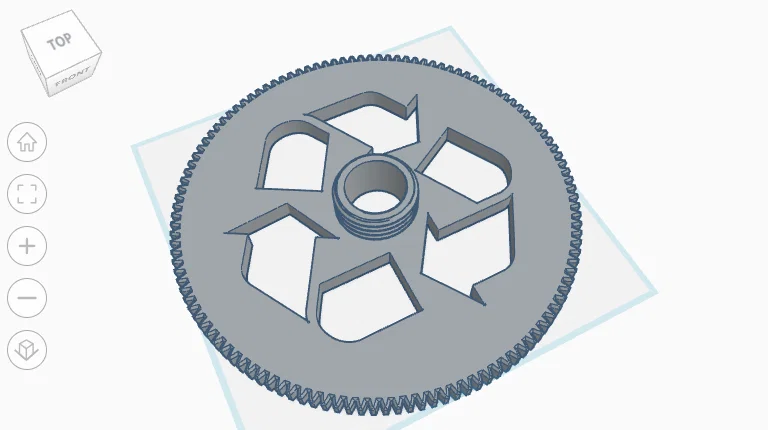 Bánh răng lớn (Blank) cho máy Recreator - Image 1