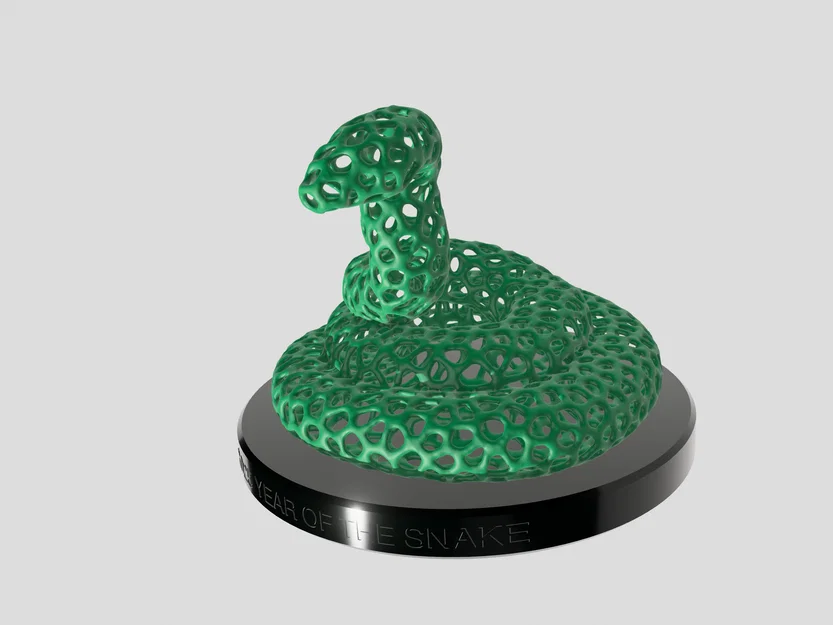 Năm Rắn 2025! Phong cách Voronoi. - Image 2