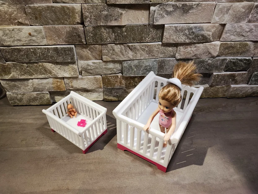 Cũi chơi cho búp bê Barbie Chelsea - Image 1