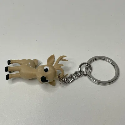 Mô hình tuần lộc Rudolph mũi đỏ trang trí Giáng sinh - File in 3D