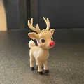 Mô hình tuần lộc Rudolph mũi đỏ trang trí Giáng sinh - File in 3D - Thumbnail 5