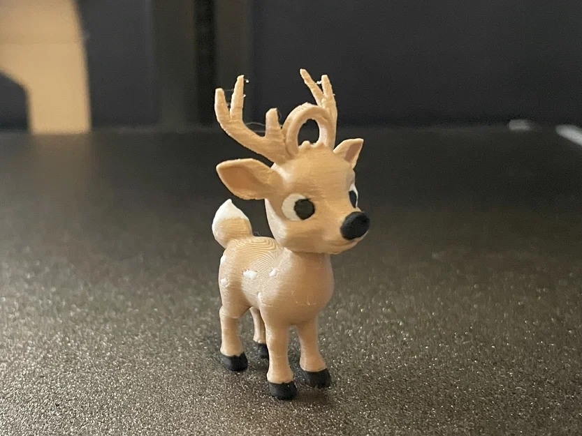 Mô hình tuần lộc Rudolph mũi đỏ trang trí Giáng sinh - File in 3D - Image 6