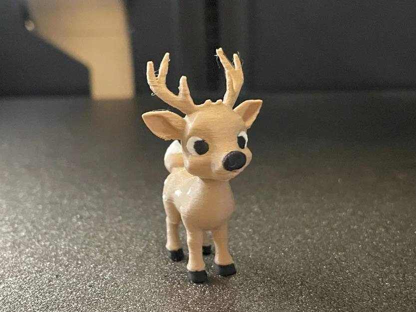 Mô hình tuần lộc Rudolph mũi đỏ trang trí Giáng sinh - File in 3D - Image 9