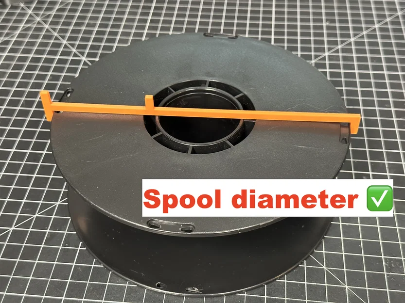 Thước đo cuộn nhựa (spool gauge) cho hệ thống Bambulab AMS - Image 1