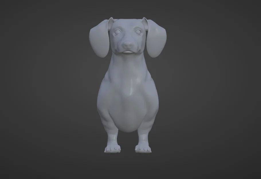 Mô hình chú chó Dachshund - Chú chó xúc xích Frank - Image 2