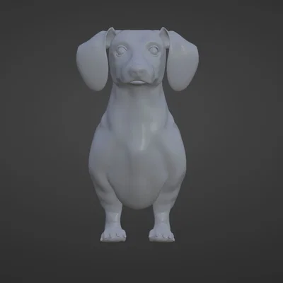 Mô hình chú chó Dachshund - Chú chó xúc xích Frank