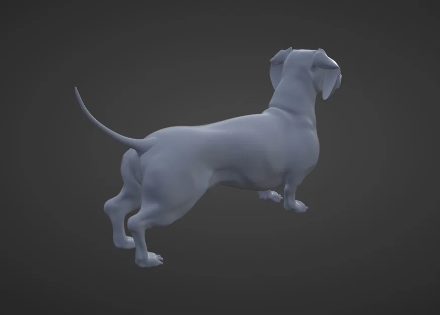 Mô hình chú chó Dachshund - Chú chó xúc xích Frank - Image 4