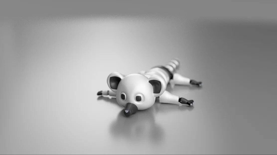 Mô hình chú vượn cáo (Articulated Lemur) in 3D linh hoạt tại chỗ - Image 1