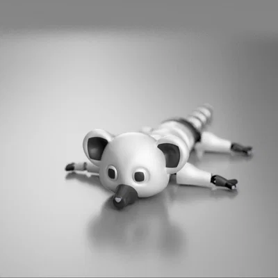 Mô hình chú vượn cáo (Articulated Lemur) in 3D linh hoạt tại chỗ