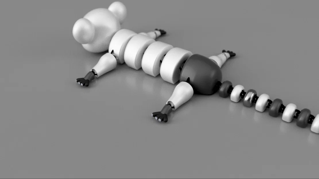 Mô hình chú vượn cáo (Articulated Lemur) in 3D linh hoạt tại chỗ - Image 2