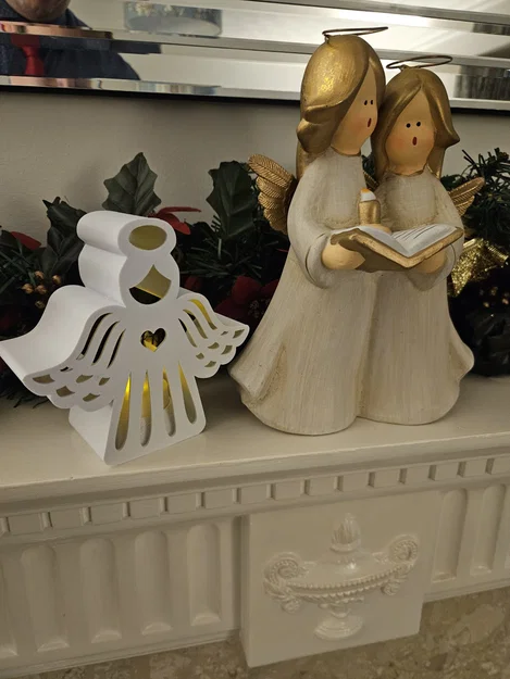 Chân nến Thiên Thần (Angel Tealight Holder) trang trí Giáng sinh - Image 2