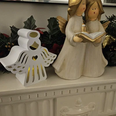 Chân nến Thiên Thần (Angel Tealight Holder) trang trí Giáng sinh