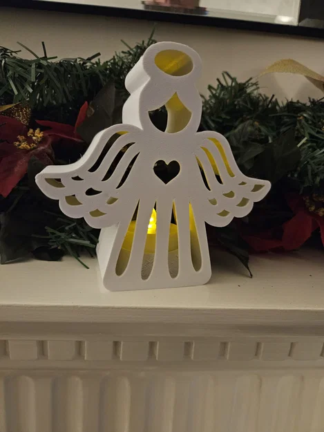 Chân nến Thiên Thần (Angel Tealight Holder) trang trí Giáng sinh - Image 4