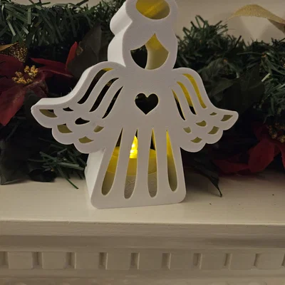Chân nến Thiên Thần (Angel Tealight Holder) trang trí Giáng sinh