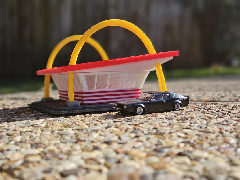 Mô hình cửa hàng McDonalds cổ điển tỉ lệ 1:64 cho dân chơi mô hình - Image 3