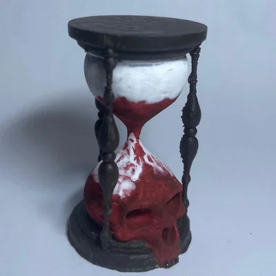 Đồng hồ cát hình đầu lâu (Skull Hourglass)
