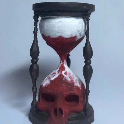 Đồng hồ cát hình đầu lâu (Skull Hourglass)