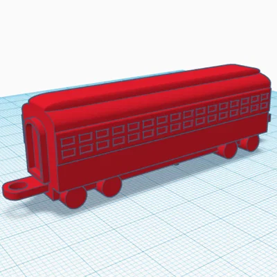 Mô hình 3D đoàn tàu The Polar Express kỷ niệm 20 năm