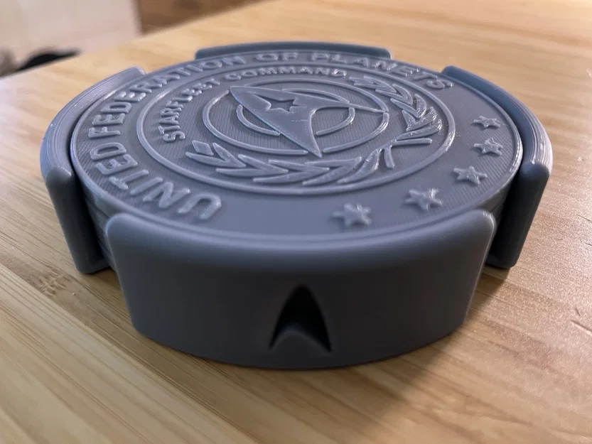 Đế giữ 4 miếng lót ly chủ đề Star Trek - Image 3