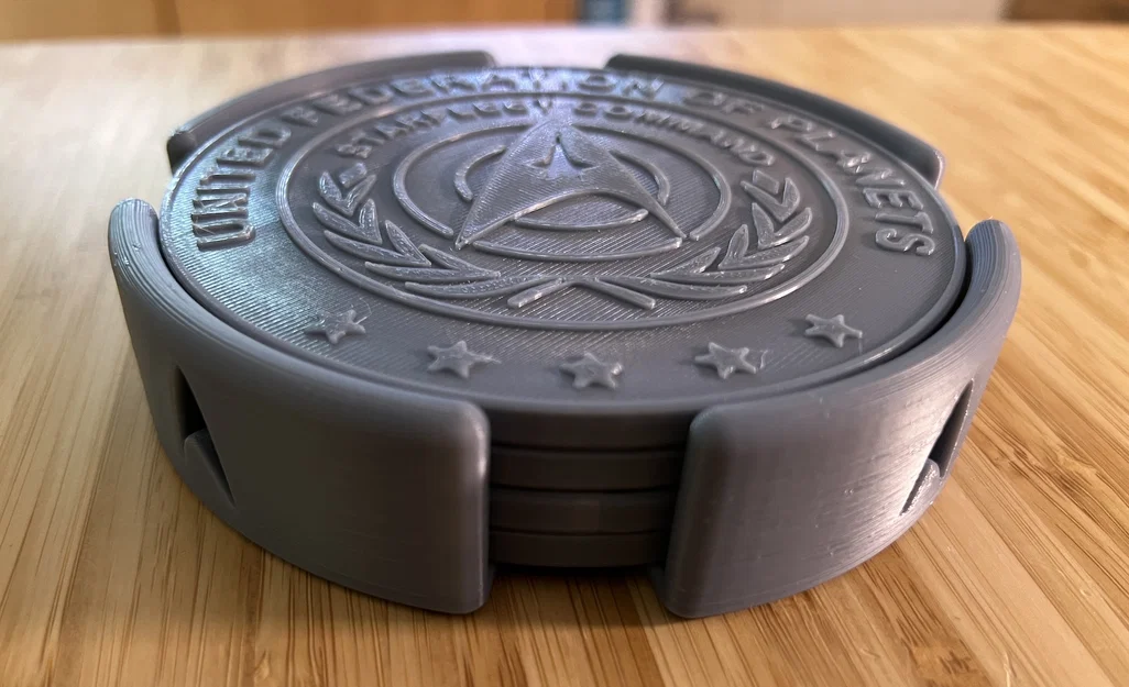 Đế giữ 4 miếng lót ly chủ đề Star Trek - Image 4