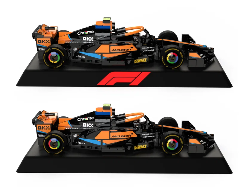 Đế trưng bày xe đua Lego McLaren F1 2023 (Tương thích MMU/AMS) - Image 1