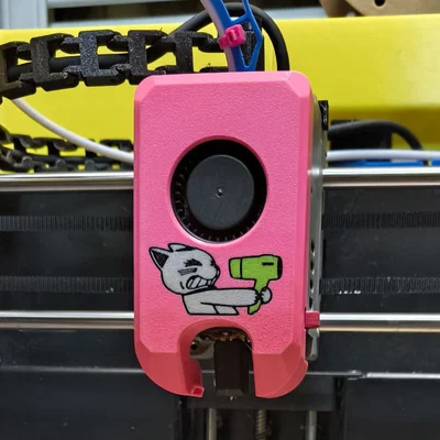 Nắp quạt tản nhiệt Granny Neko cho Flashforge Adventurer 5m