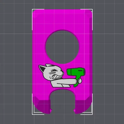 Nắp quạt tản nhiệt Granny Neko cho Flashforge Adventurer 5m