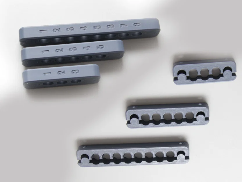 Bộ kẹp quản lý dây cáp gọn gàng (Cable Management) in 3D - Image 3