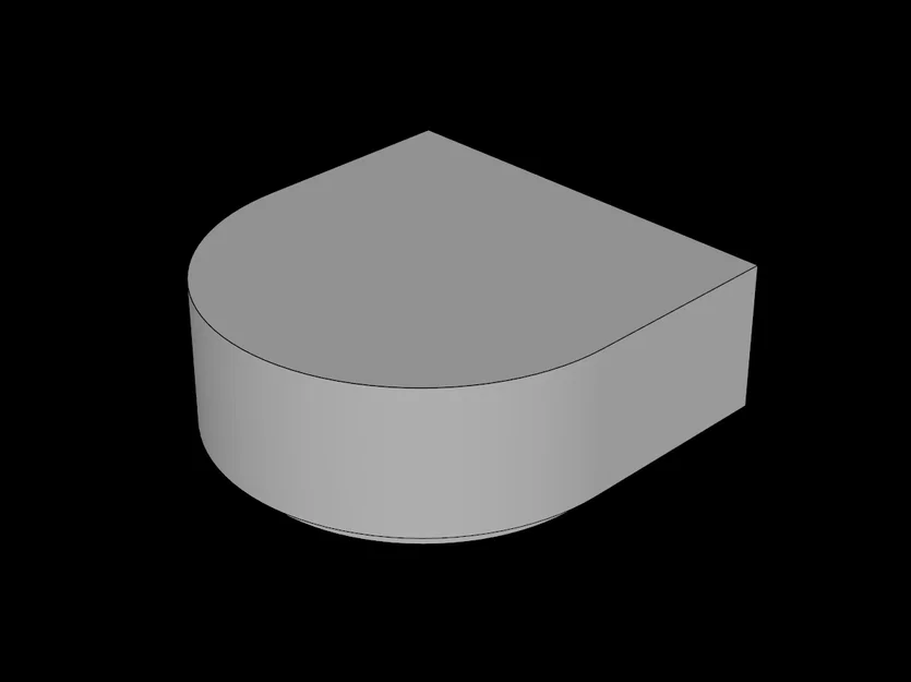 Mảnh ghép Lego Tile 1x1 bo tròn đầu (Tương thích 24246) - Tải file 3D - Image 1