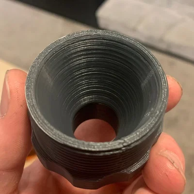 Khớp nối chuyển đổi ren 1 1/2 inch NPT sang đầu vòi nước vườn 3D